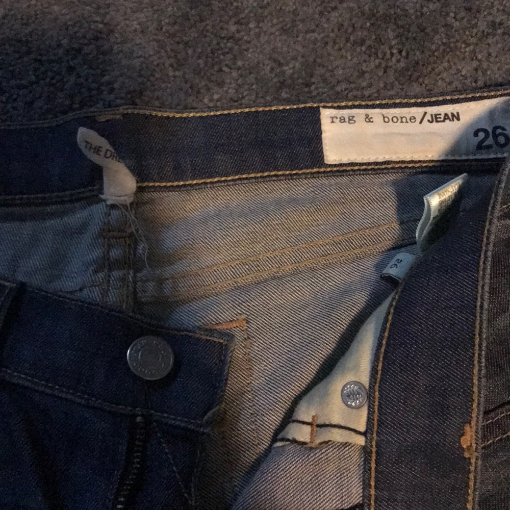 Rag & bone Mid color denim jeans